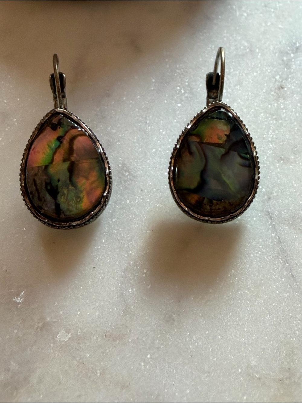 Abalone shell earrings